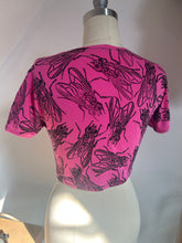 Load image into Gallery viewer, NIGHTCRAWLER Fly print Crop Top