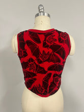 Load image into Gallery viewer, NIGHTCRAWLER-Bat crop top - Femme cut