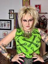 Load image into Gallery viewer, BONE CURSE crop top - Femme cut
