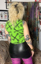 Load image into Gallery viewer, BONE CURSE crop top - Femme cut