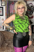 Load image into Gallery viewer, BONE CURSE crop top - Femme cut