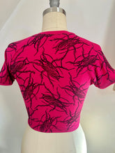 Load image into Gallery viewer, NIGHTCRAWLER Cockroach print Crop Top