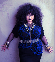 Load image into Gallery viewer, WEBS WE WEAVE Top - Purple Size L/XL