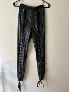 Current Mood Faux Leather Leggings Size XS