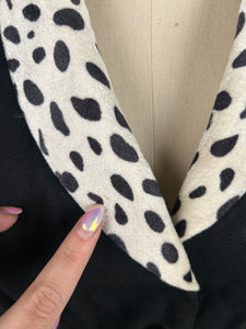 Vintage 80s/ 90s Dalmatian Print Blazer Size Medium
