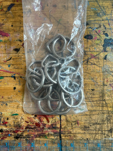 Lot of (9) Bondage Rings