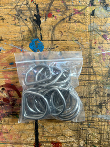 Pack of (19) 1 1/4" Large D-rings