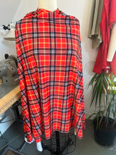 Load image into Gallery viewer, 1 1/2 yards Red Plaid Spandex
